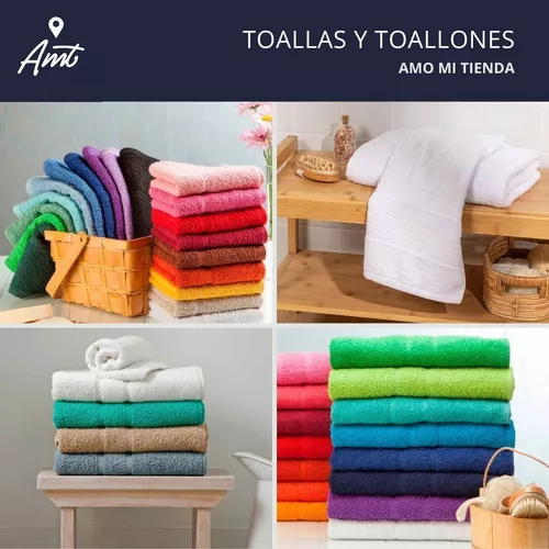 Toalla Para Peluquería 100% Algodón 44 X 77 Cm Blanca X 12