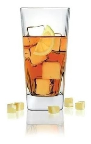 Imagen 2 de 3 de Vasos De Vidrio 300 Ml Set De 6 Unidades