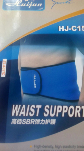 Imagen 5 de 9 de Faja De Neopreno Lumbar Ergonómico Ajustable Velcro Unisex