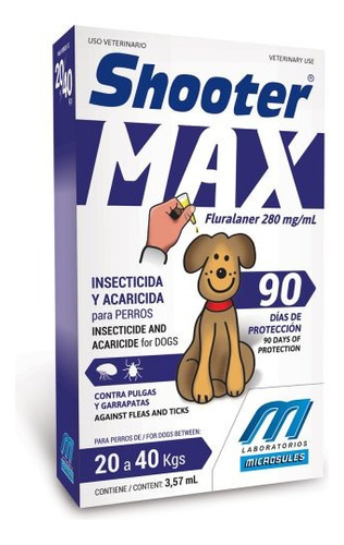 Pipeta Shooter Max Perros 20 A 40kg 