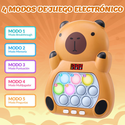 Pop It Electronico Fidget Toys Push Pop Game Bubble Juguetes
