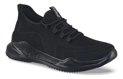 Tenis negros para hombre new arrivals