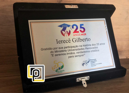 Placa De Homenagem