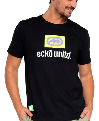 Camiseta Ecko Colorfull Masculina J213a-pt0001