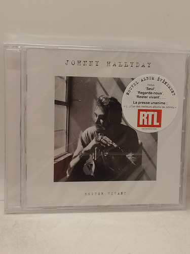 Johnny Hallyday Rester Vivant Cd Nuevo  