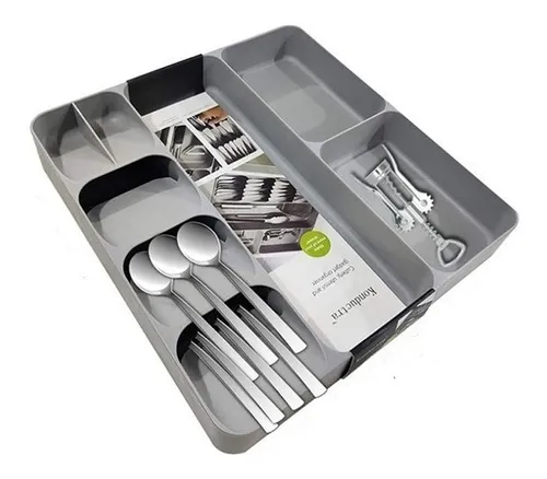 Organizador Cubiertos Compacto Grande 8 Divisiones - $ 31.349,05