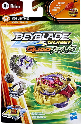 Stone Linwyem L7 Beyblade Burst Quad Drive 4 En 1 Hasbro