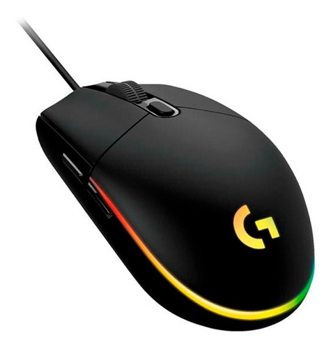 Mouse Logitech G203 Lightsync Optical 8000 Dpi Rgb Black