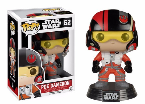 Funko Pop Star Wars Piloto Poe Dameron #62 The Force Awakens