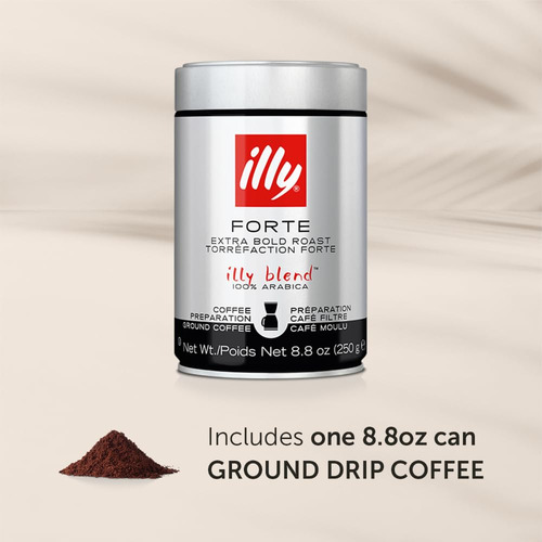 Café Molido Illy Forte Extraoscuro 250 Gramos Sin Conservant