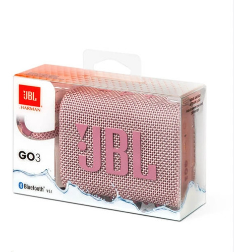 Parlante Jbl Go 3 Bluetooth Rosado Original Ip67