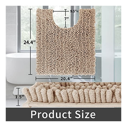 Alfombras De Baño Suave Y Cómodo Máxima Absorción Lavable