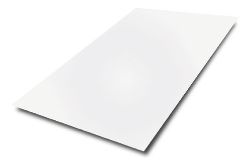 Imagen 1 de 5 de Plancha Aluminio Compuesto Blanco 3mm 0.18 1.22 X 2.44 Mt