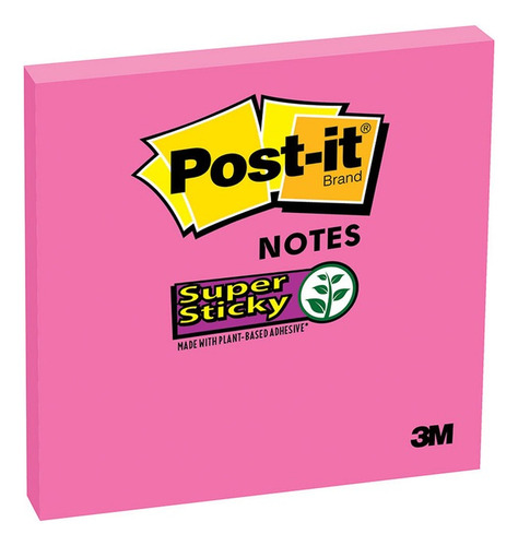 Notas Adhesivas 3m Post It Super Sticky Colores Surtidos 90h
