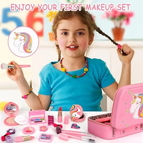 Flybay- Kit De Maquillaje Infantil Para Niñas,