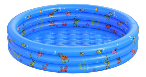 Piscina Inflable Niños Bañera De Colores Con Dibujos Verano 