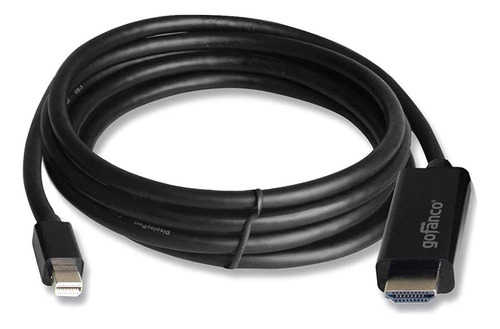 Gofanco Gold Plated 6 Pies Mini Displayport 1.2 A Hdmi Cable