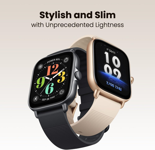 Smartwatch Amazfit New Gts 4 Mini - Branco Dourado Marfim Dourado