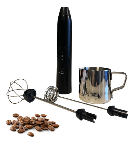 Set De Espumador De Leche Y Mini Taza De Inoxidable