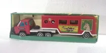 Comprar Gorgo Antiguo Camión Transporte De Caballos De Carrera Chapa