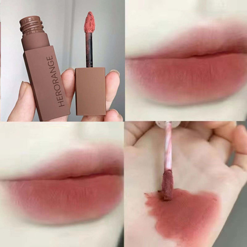 Brillo De Labios C Lip Mud Velvet Matte De Larga Duración, M