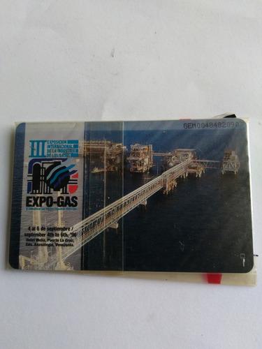 Tarjeta Telefónica  Colección  ¨ Expogas¨ 1996.