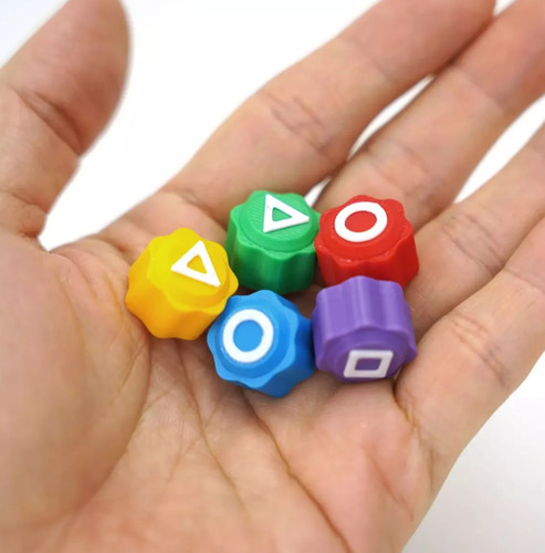Dados Gonggi Mini Juego El Juego Del Calamar 15 Piezas 1cm