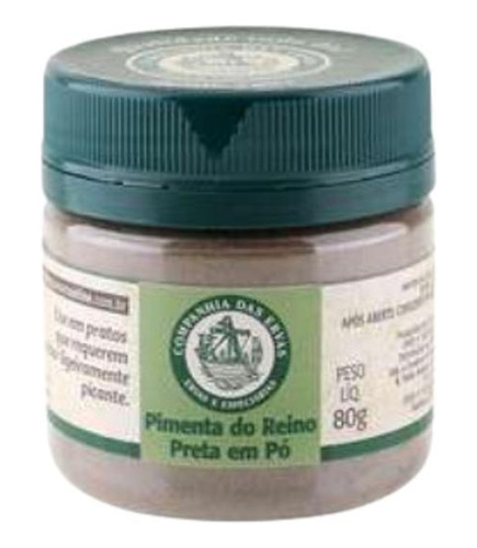 Pimenta Do Reino Preta 80g - Aromática E Pungente