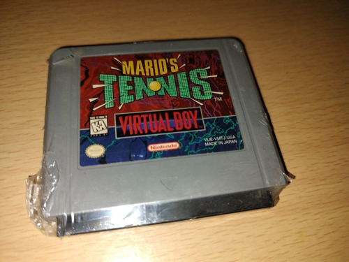 Nintendo Virtual Boy Videojuego Mario Tennis Original Físico