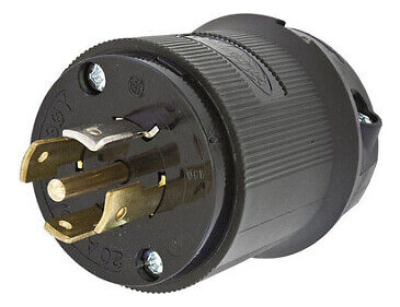 Hubbell Hbl2511bk 20a Locking Plug 4p 5w 120/208vac L21- Aad