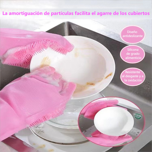 4 Pares Guantes Mágicos Limpieza Multiusos Lavar Trastes