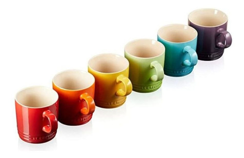 Caneca Le Creuset Gift 2 Capuccino Cerâmica 200ml 6 Und