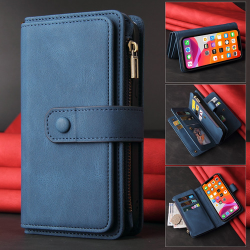Compatível Com Capa De Couro Oppo A94 5g/a95 5g Com Fecho Ma