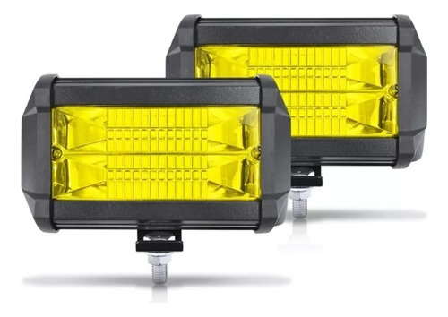 Neblinero Par Barra Foco Amarillo Led 72w