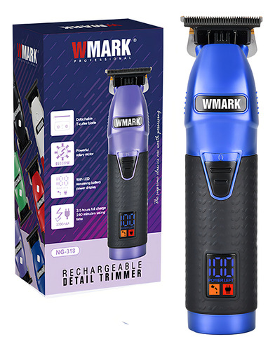 Kit 2 Maquina Wmark Ng 9003 Ng 318 Azul Profissional