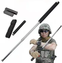 Comprar Defensa Personal  De Acero Aleado Bastón Retráctil 64cm