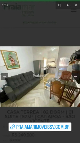 Casa 2 Dormitórios, 1 Suíte.