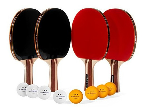 Ping Pong Paddle El Juego De 4 Mesas De Tenis De Mesa