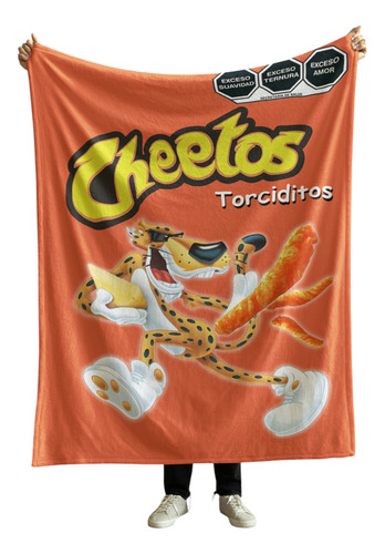 Cobija Frazada Manta Yo Soy La Señora Loca De Los Perros Cheetos Frazada Ligera 110x160cm