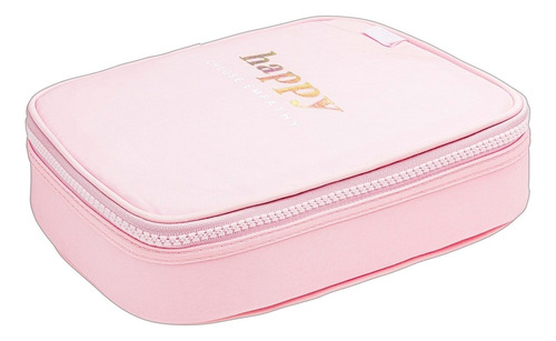 Estojo Box Happy - 326224 - Rosa - Tilibra