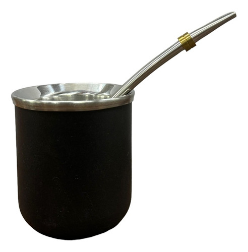 Mate Acero Inoxidable Doble Capa Termico C Bombilla Regalo