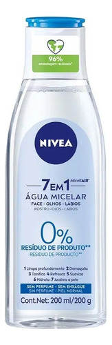 Agua Micelar 7 En 1 Micellair Piel Normal 200ml Nivea