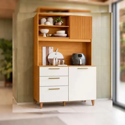 Armário Cozinha Compacto Cozinha Poliman C/ 3 Portas 2 Gavetas
