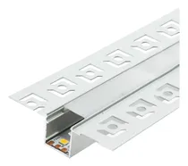 Comprar Perfil Led Aluminio Omega Embutir Durlock Techo Cantonera