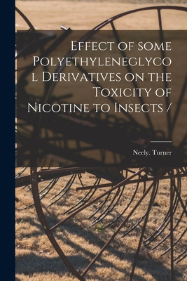 Libro Effect Of Some Polyethyleneglycol Derivatives On Th...