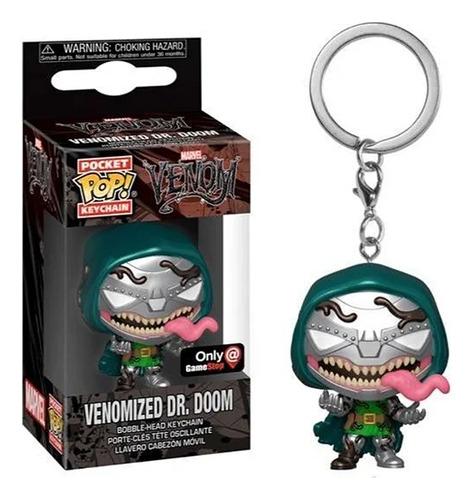 Funko Pocket Pop Keychain Venomized Dr. Doom Gamestop