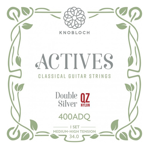 Cuerdas Guitarra Clásica Knobloch Actives Qz Nylon Mht