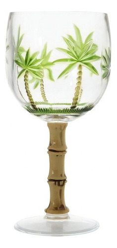 Taça Para Água Palm Tree Acrílico 500ml