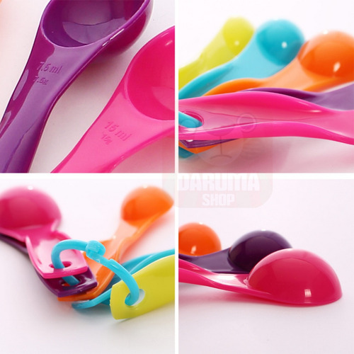Set De Cucharas Medidoras X5 Cocina Dosificador Repostería