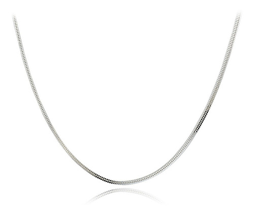Imagen 4 de 9 de Cadena Plata925 Serpiente Cuadrada Hombre 2mm X 55cm